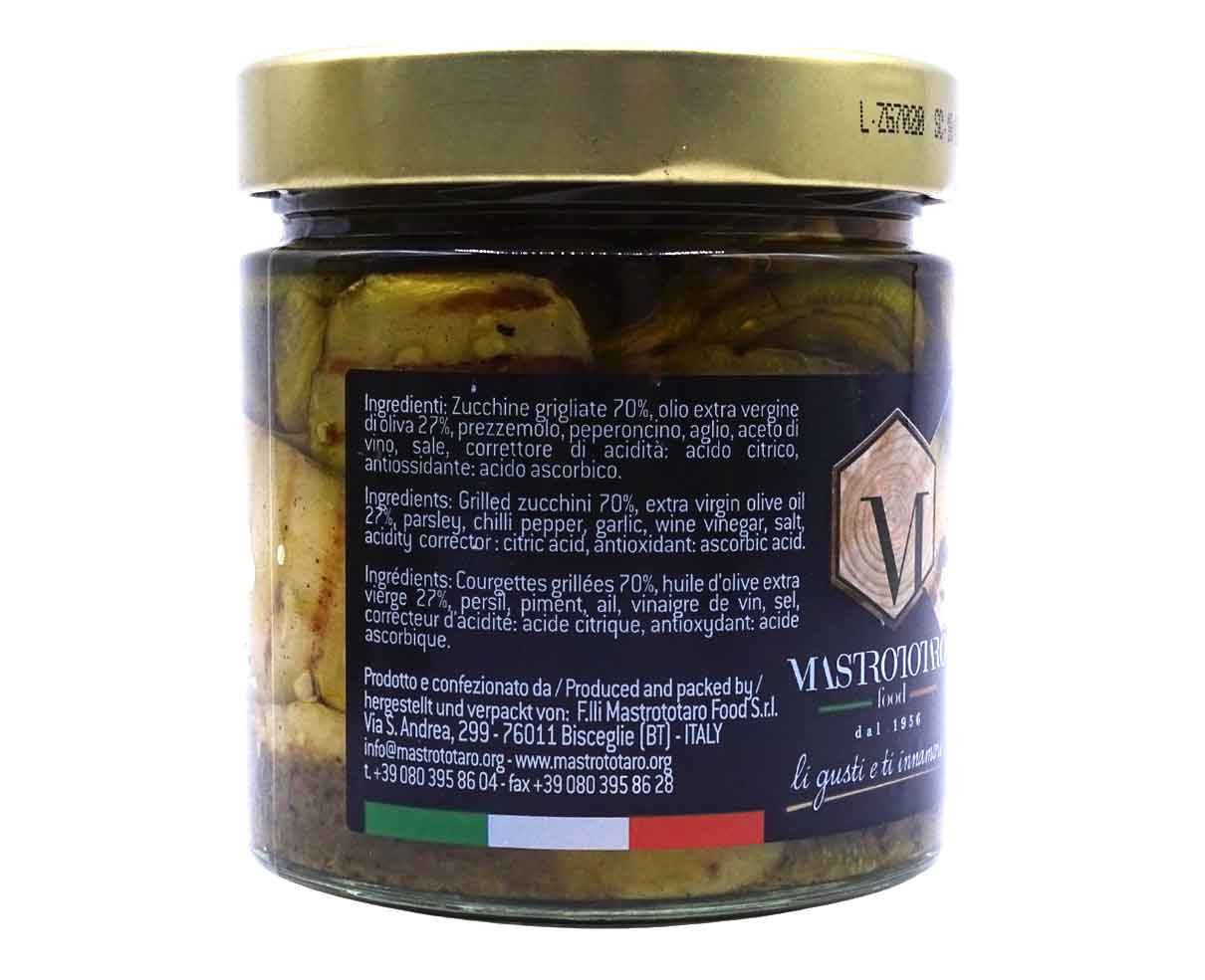 Zucchine Grigliate Mastrototaro 370gr